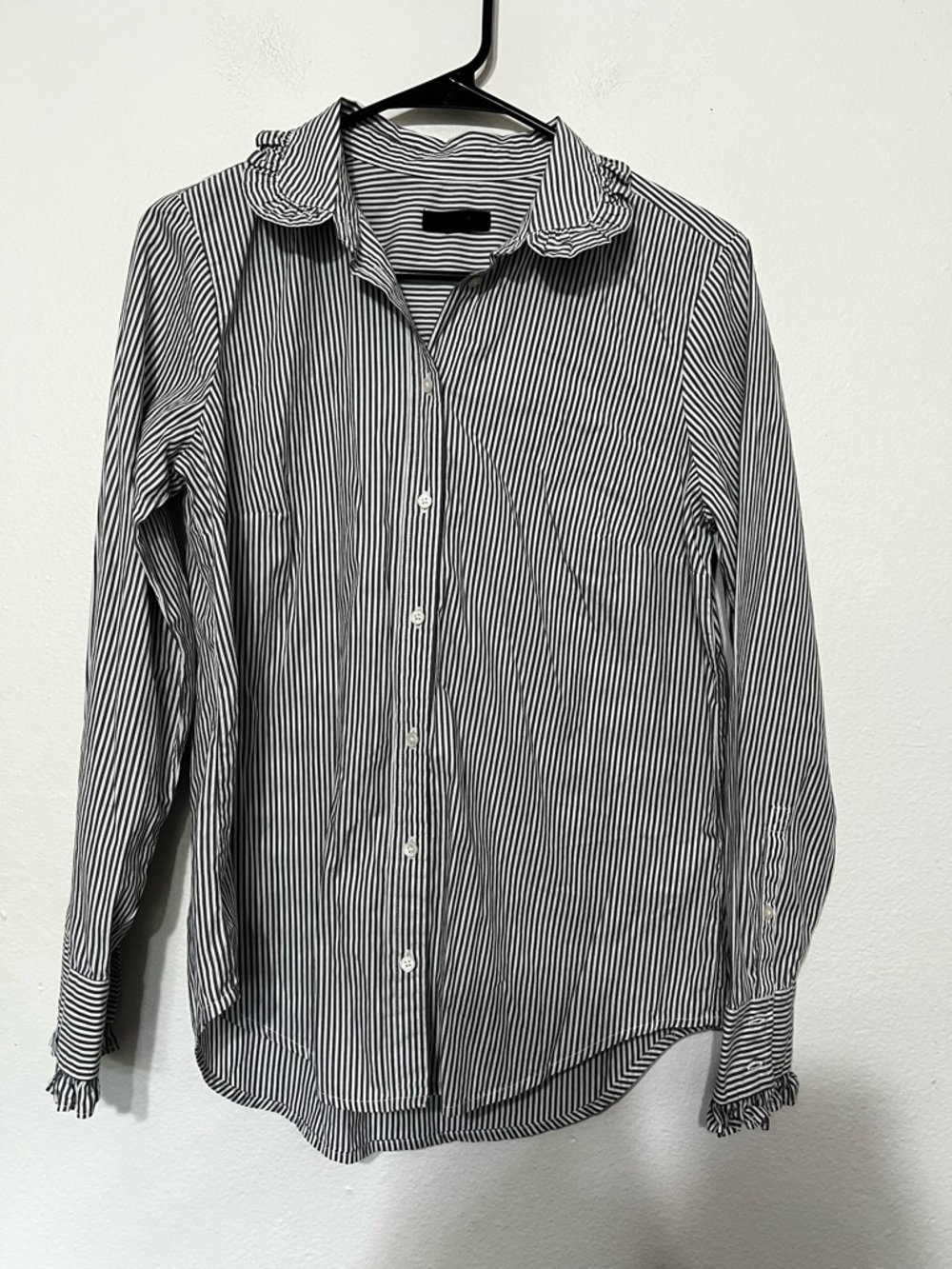 J.Crew Women’s Striped Button Down Shirt Size Small